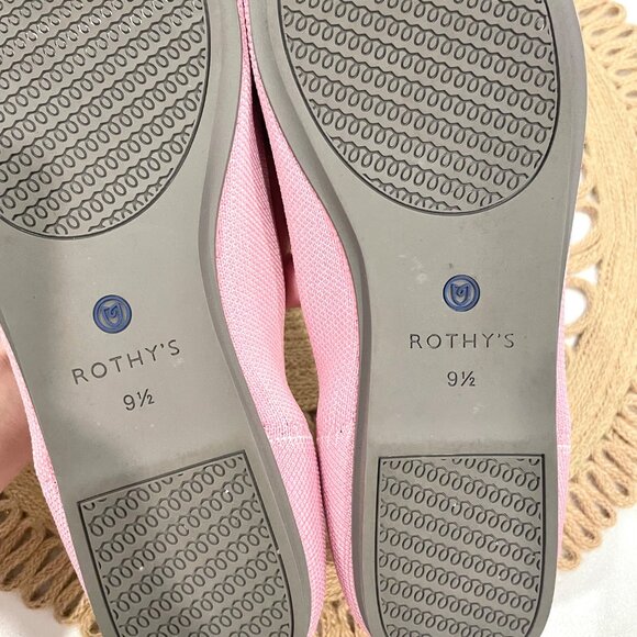 Rothy's The Round Pink Begonia Flat Size 9.5 - Picture 10 of 12